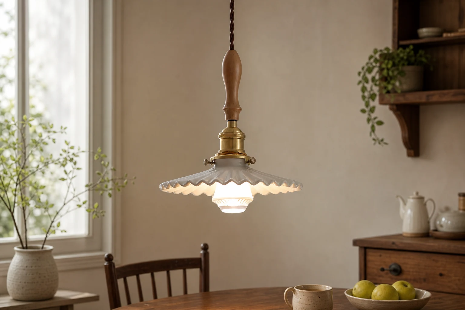 Lampa wisząca Celestial Breeze D873 w pomieszczeniu lifestylowym