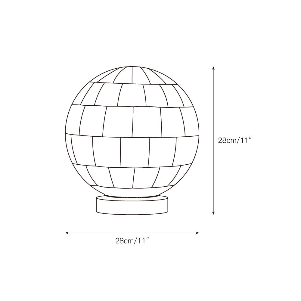 Alabaster Ball Table Lamp D433