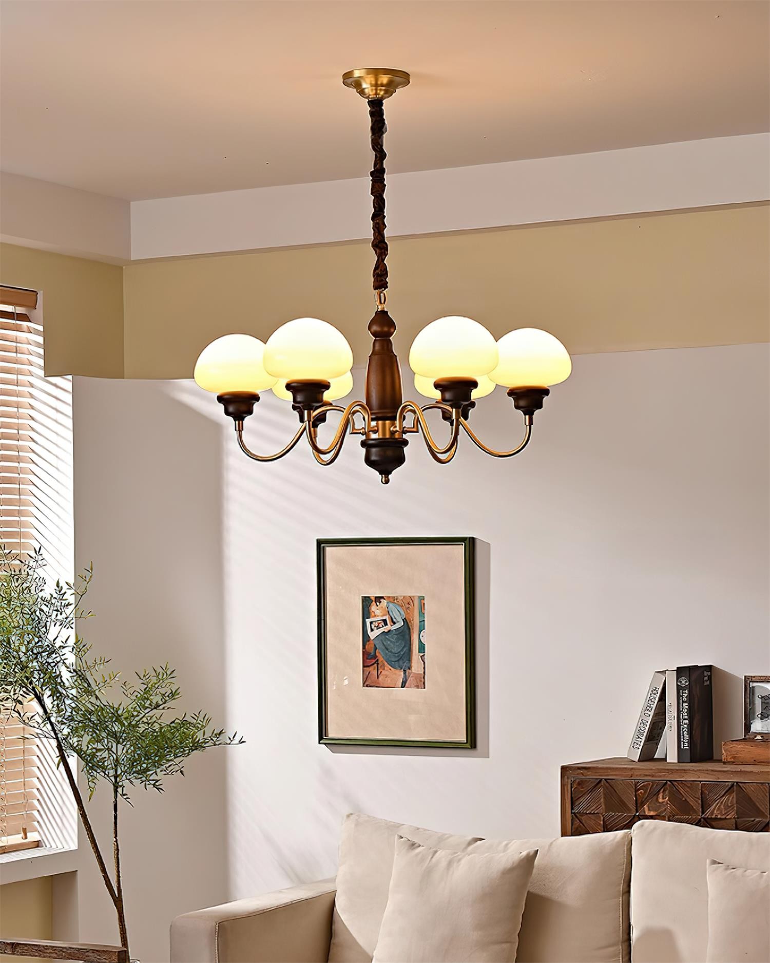 American Retro Mushroom Chandelier M232