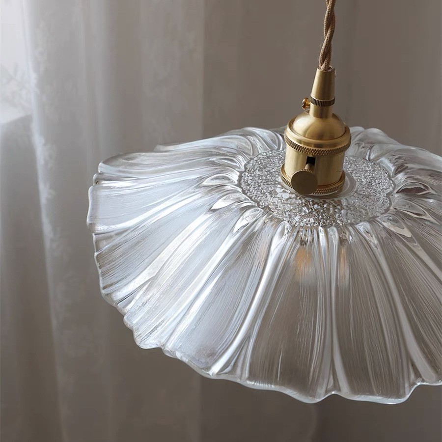Tiffany Lotus Glass Pendant Light S55