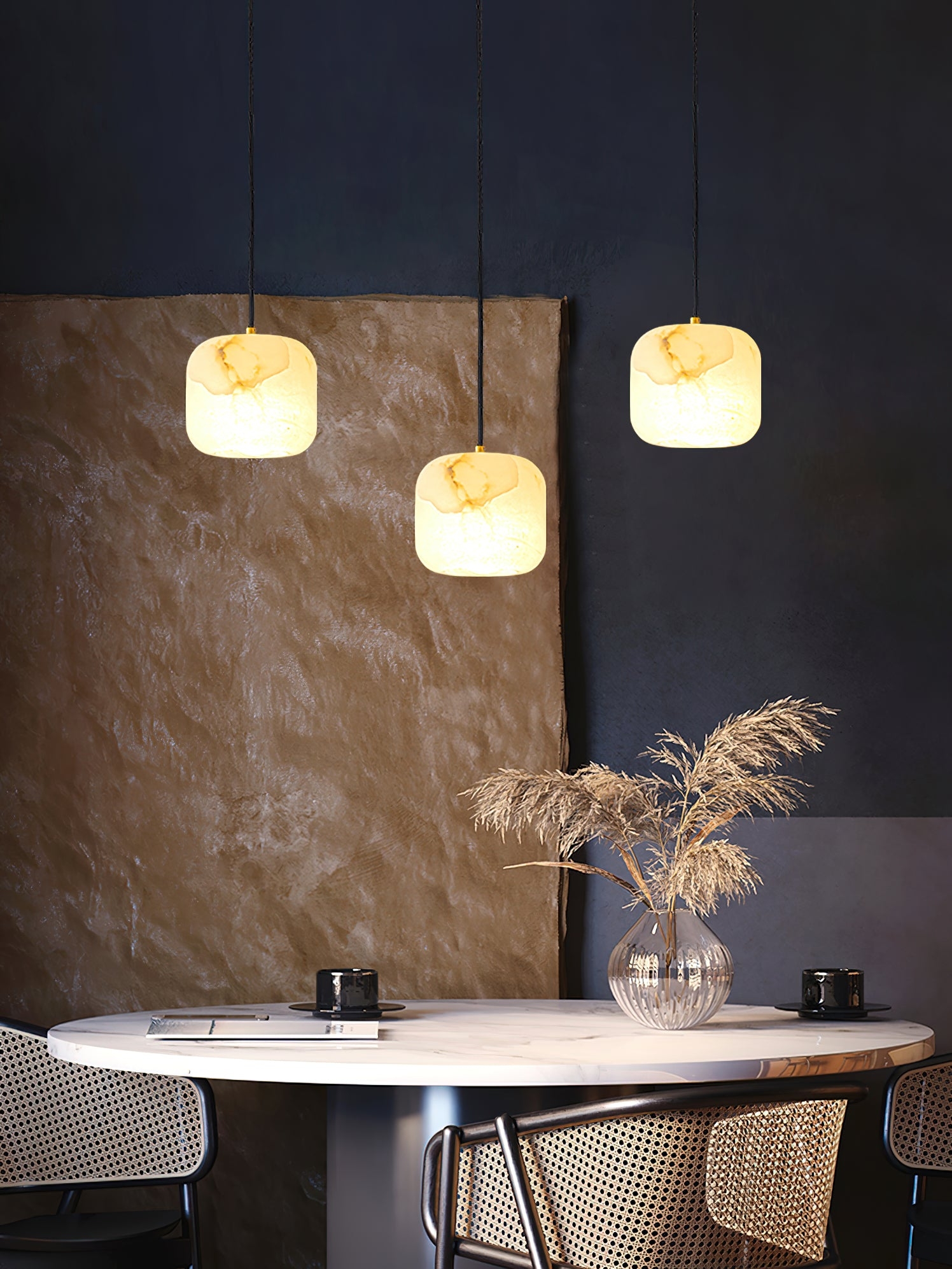 Alabaster Bedside Pendant Light D423