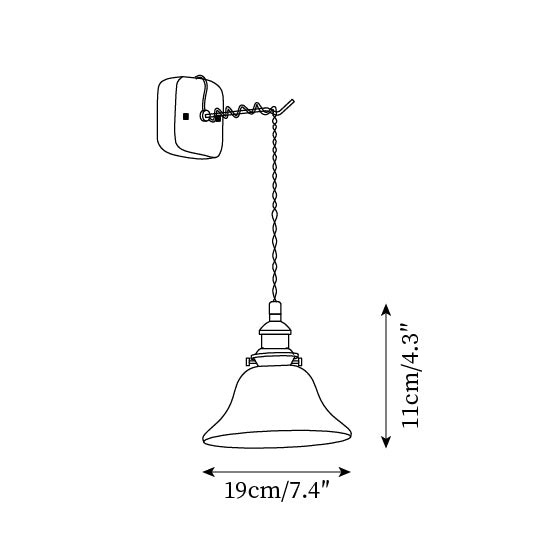 Bell Brass Wall Lamp M287