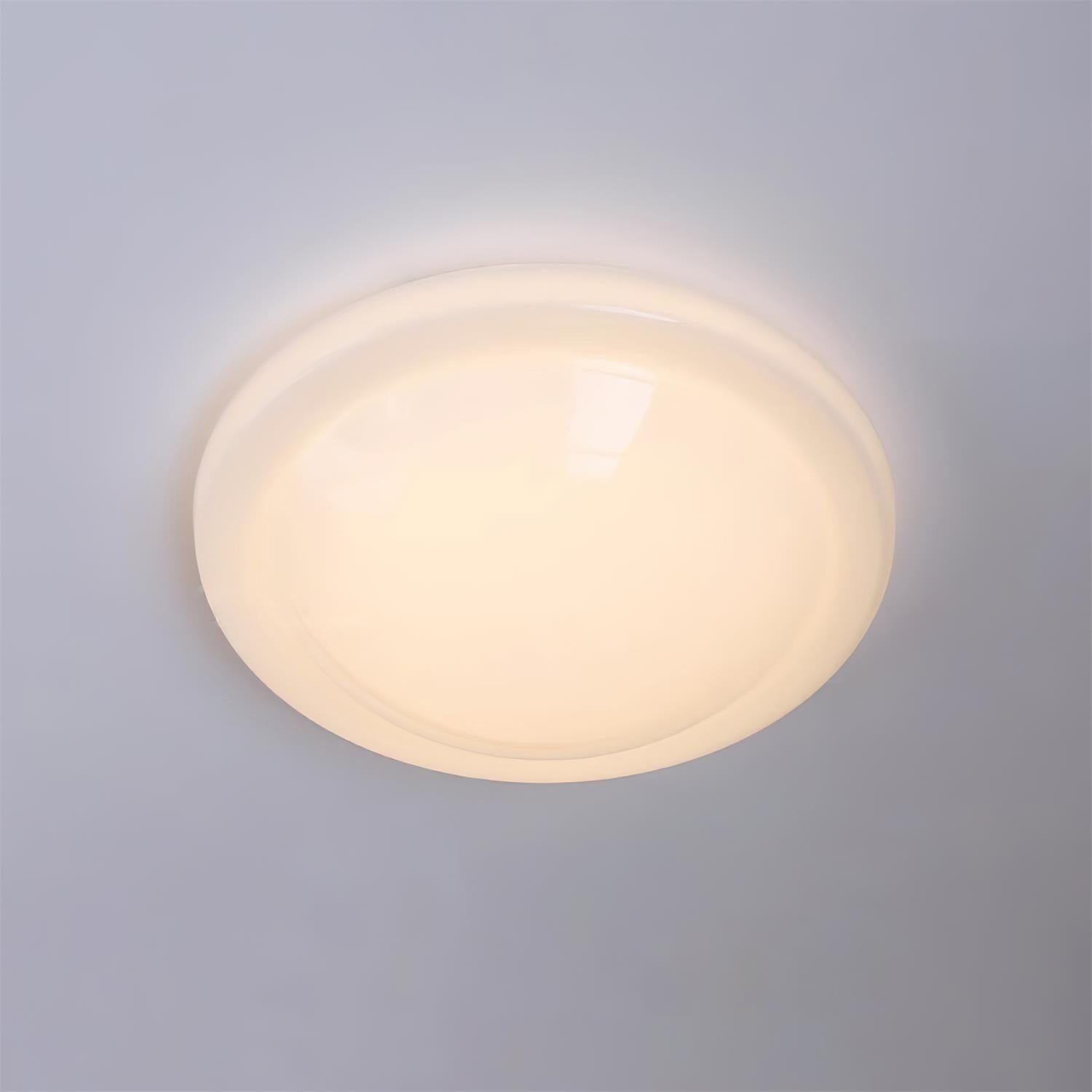 Modern Miminalist White Glass Led Ceiling Lamp M411