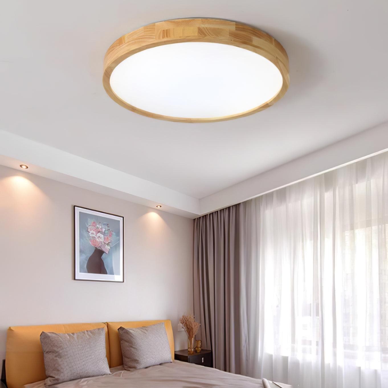 Wooden Geometric Ceiling Light M295