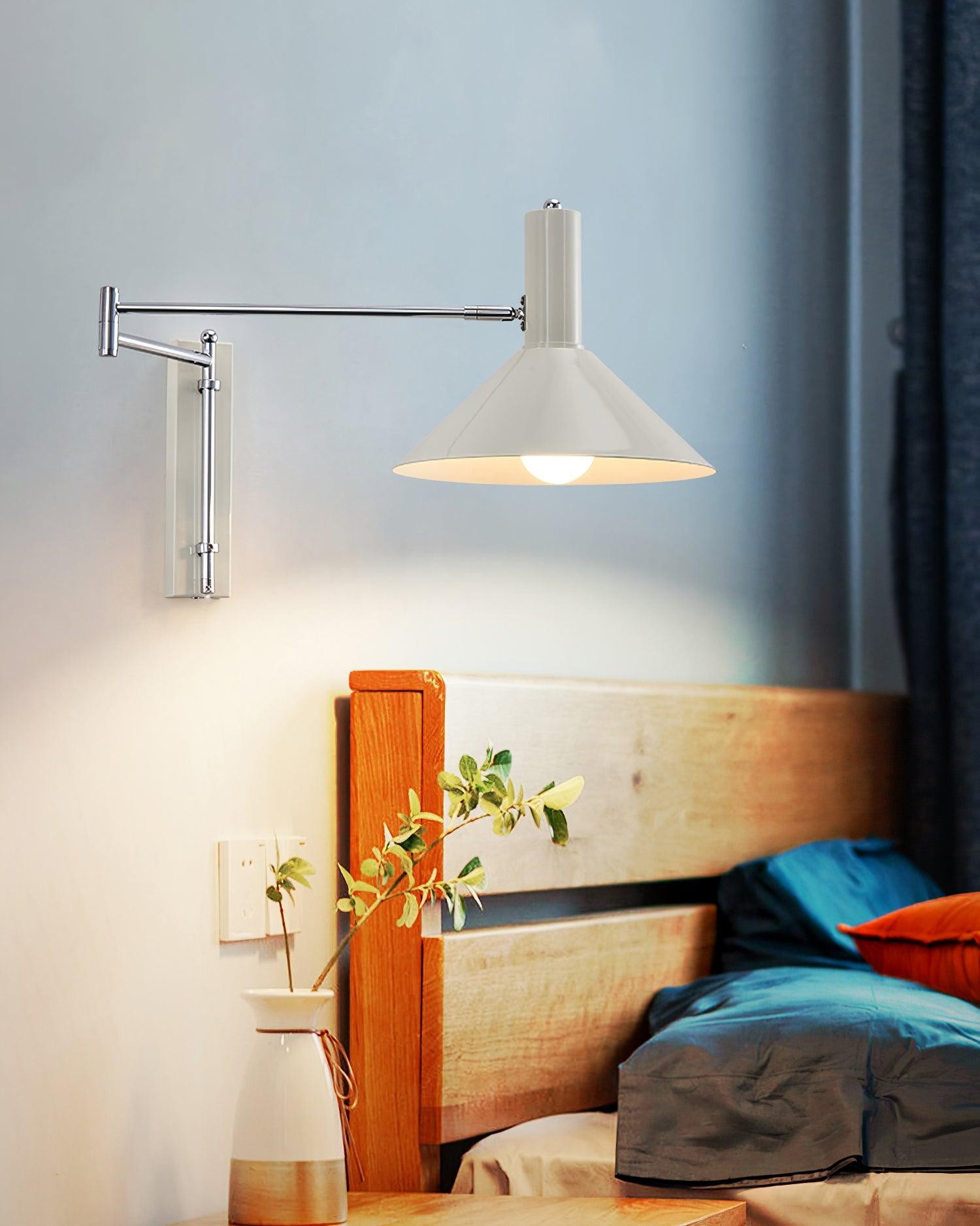 Classic Modern Swing Arm Adjustable Bedside Reading Wall Lamp M119