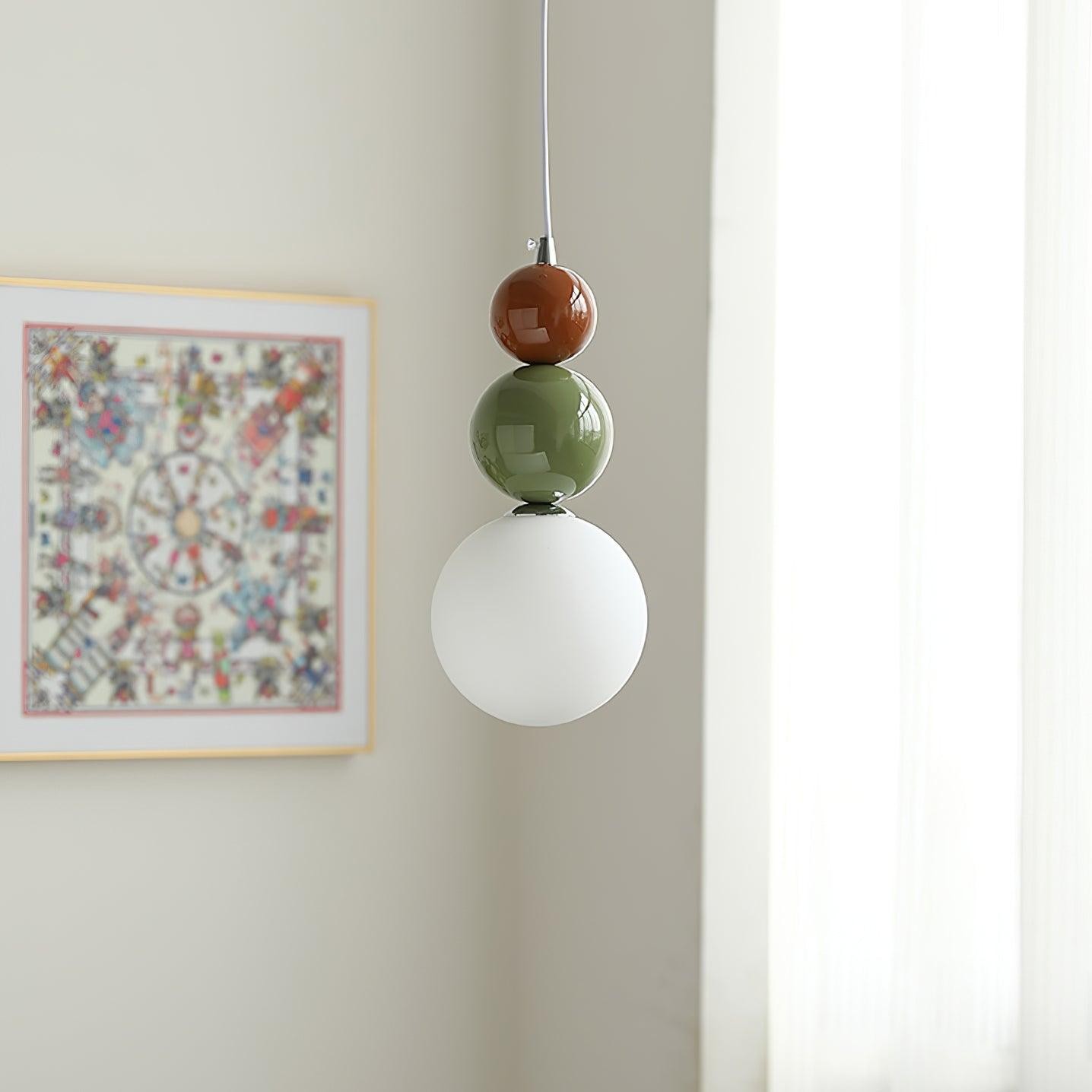 Nordic Cream Modern Simple Dot Pendant Lamp M387