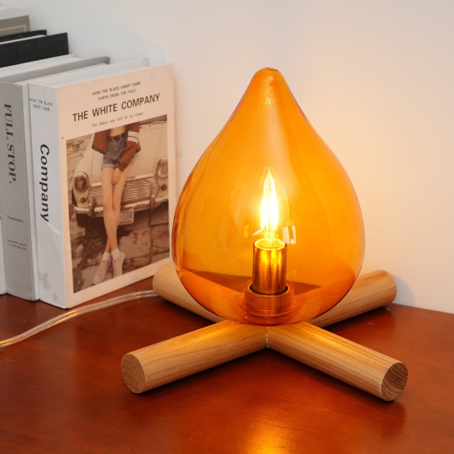 Funny Fire Shape Small Flame Table Lamp M155