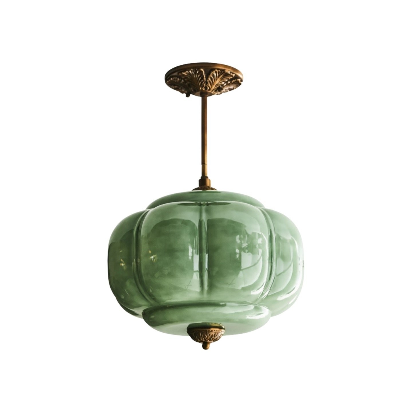 Eloise Vintage Glass Chandelier - Milk Glass Home Accent T289