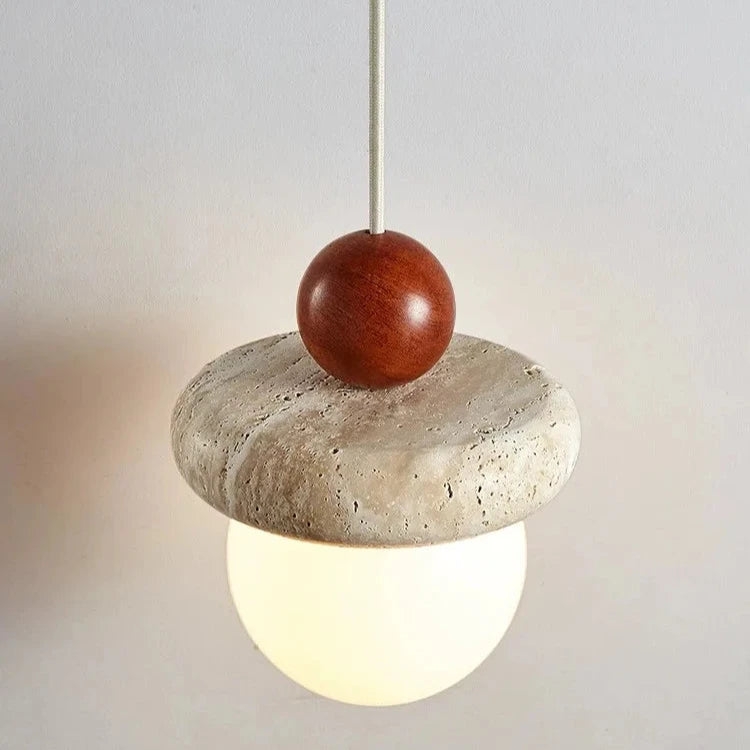 Cream Travertine Pendant Chandelier D926