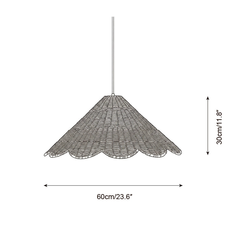 Scallop Pendant Lamp D309