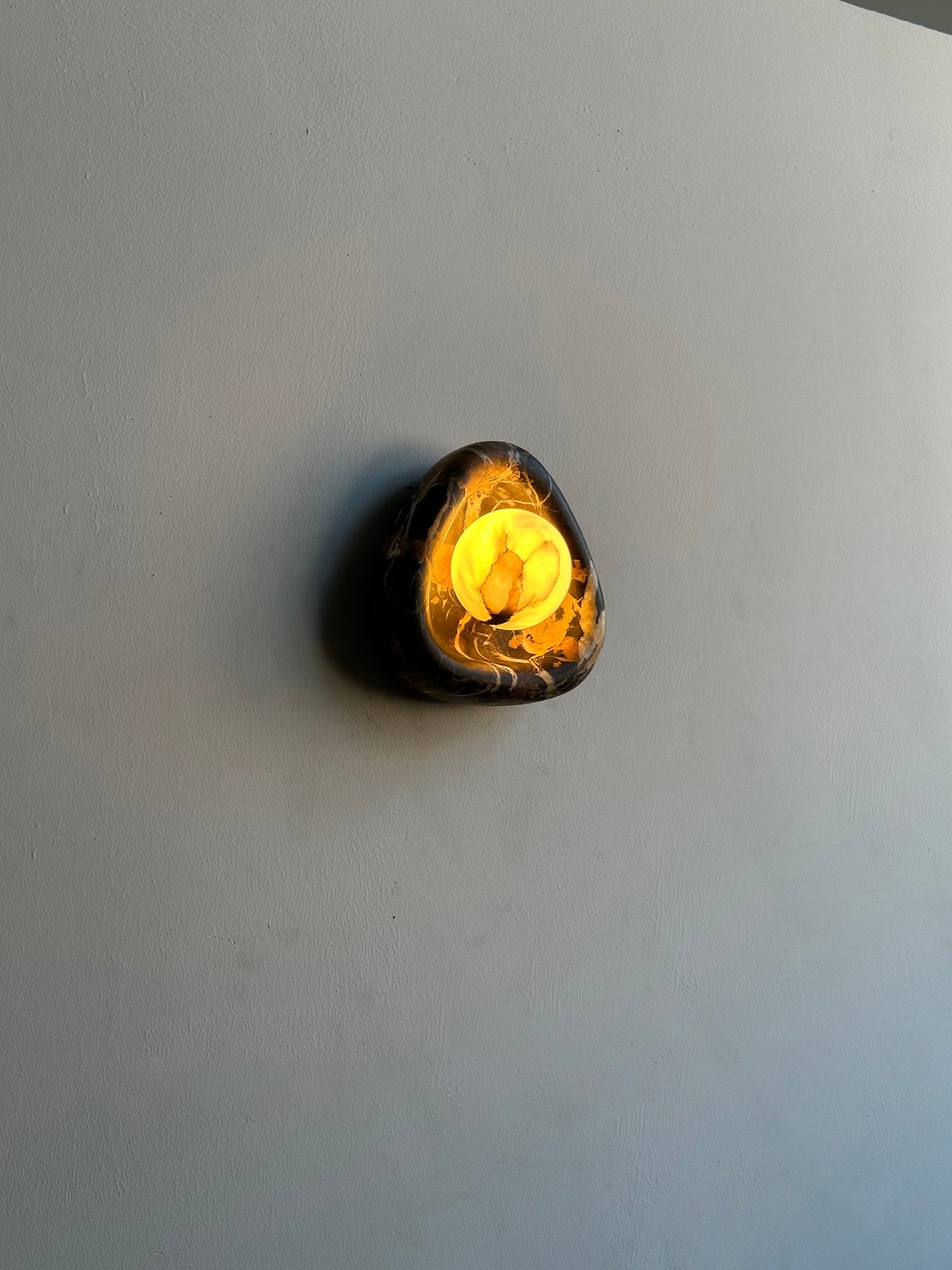 Black Pearl Marble Wall Lamp D651
