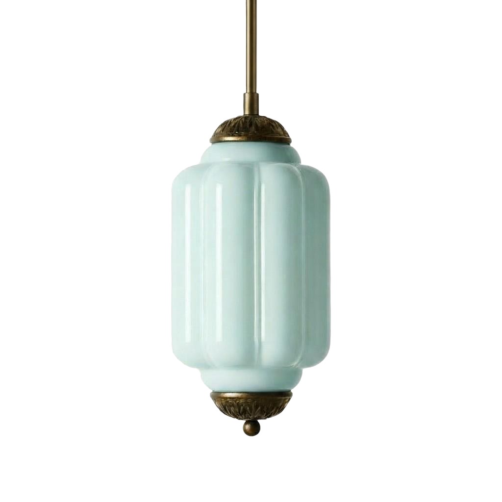 Eloise Simple Glass Irregular Lantern Pendant Lamp G23
