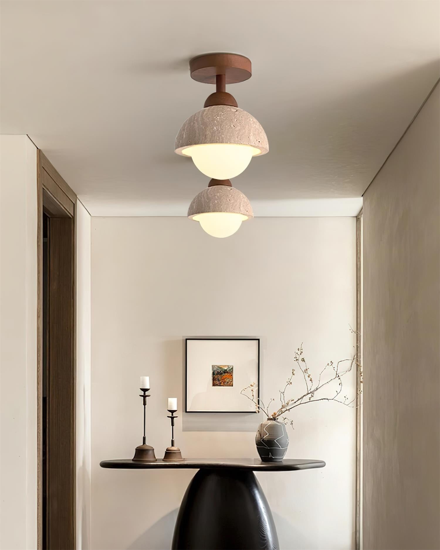 Vintage Travertine Aisle Ceiling Lamp M266