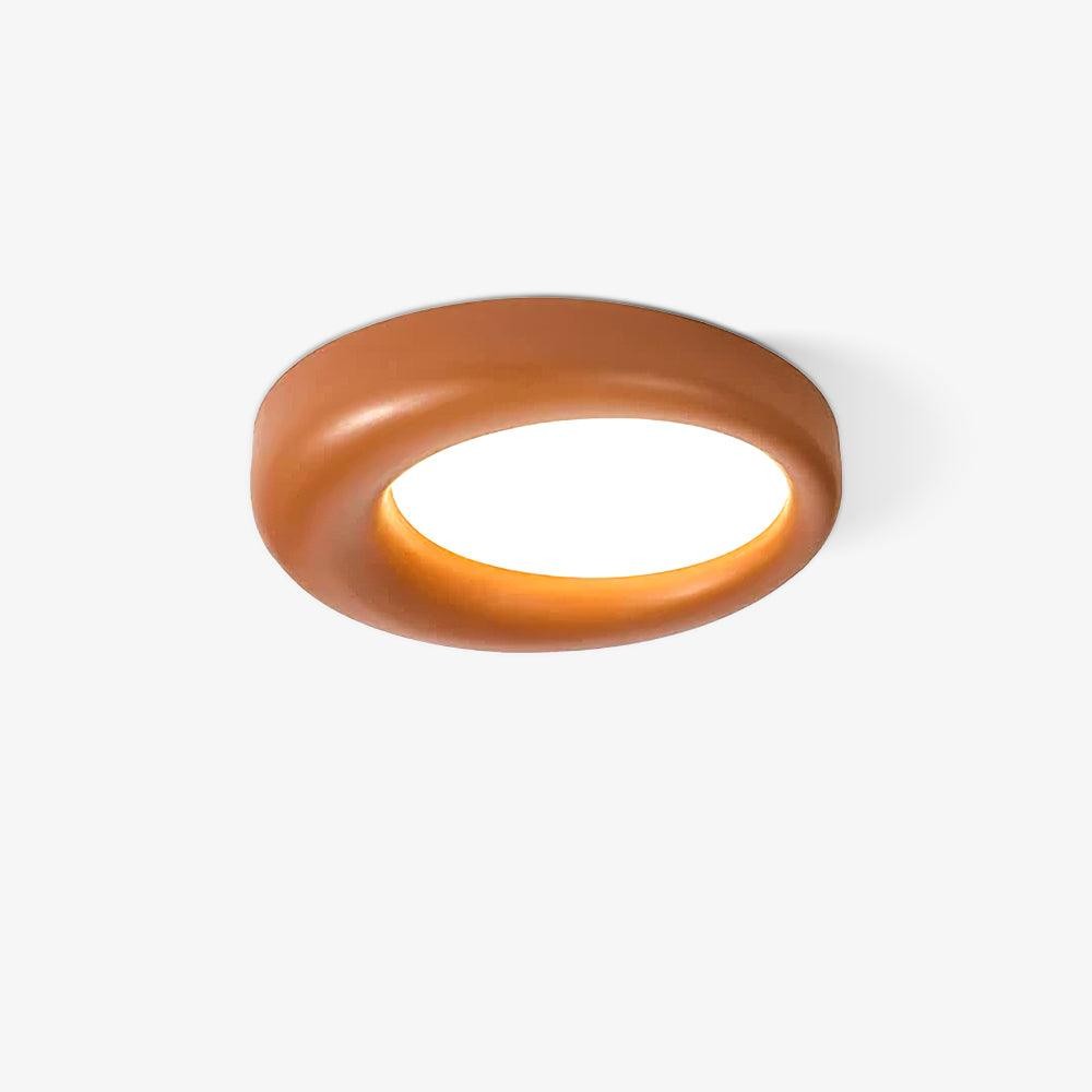 Center Offset Concentric Circle Acrylic Ceiling Lamp M413