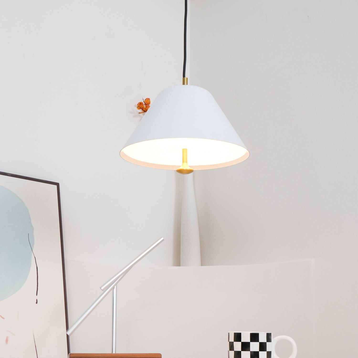 Metal Pear Pendant Lamp M246
