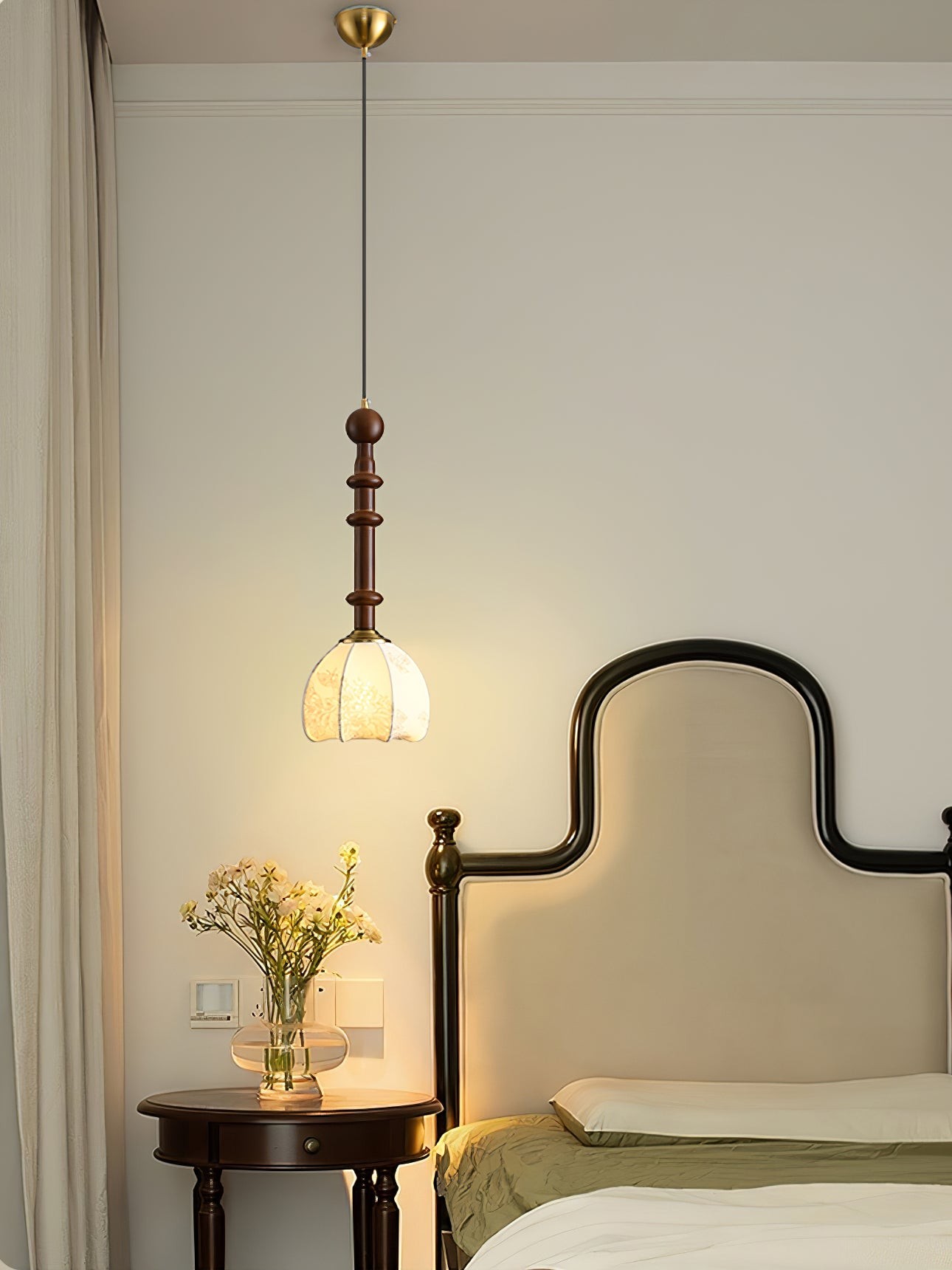 Retro Solid Wood Series Pendant Lamp M524