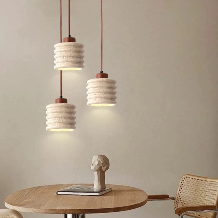 Travertine Yellow Cave Stone Chandelier D935