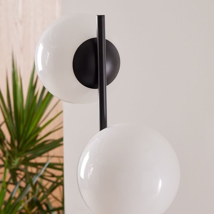Brina Glass Multi-Light Floor Lamp - Modern Standing Light with Elegance T255
