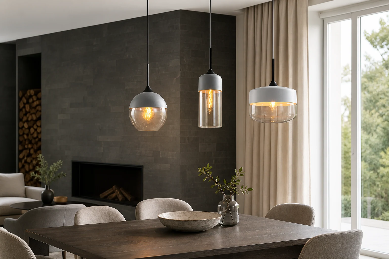 Lampa wisząca SOMMELIER ze szklanym słojem w stylu lifestylowym