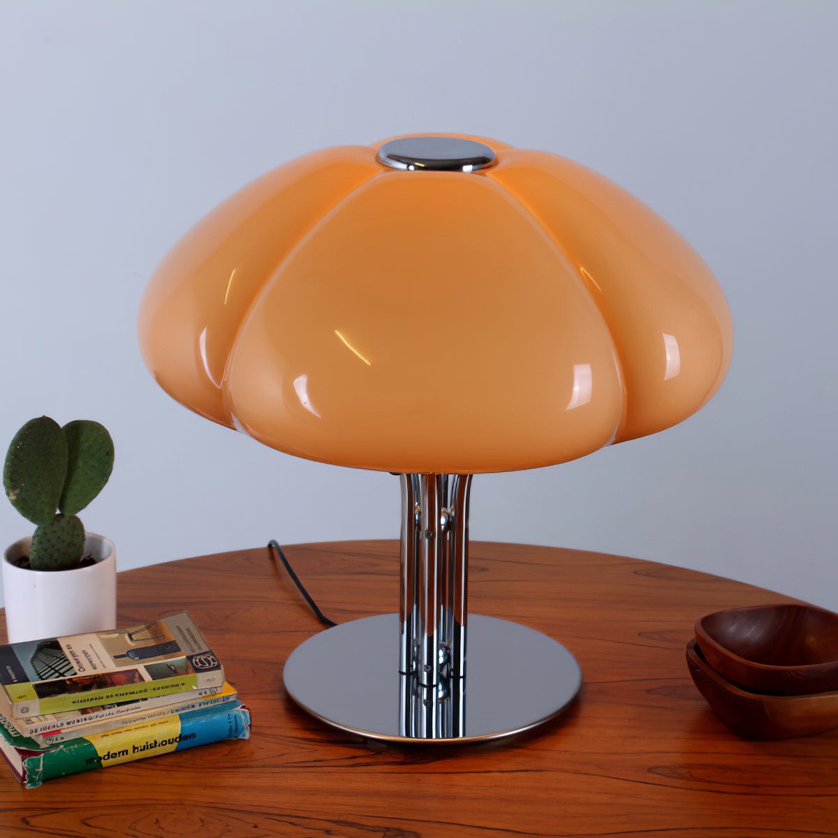 Creative Cluster Mushroom Shape Glass Table Lamp M117