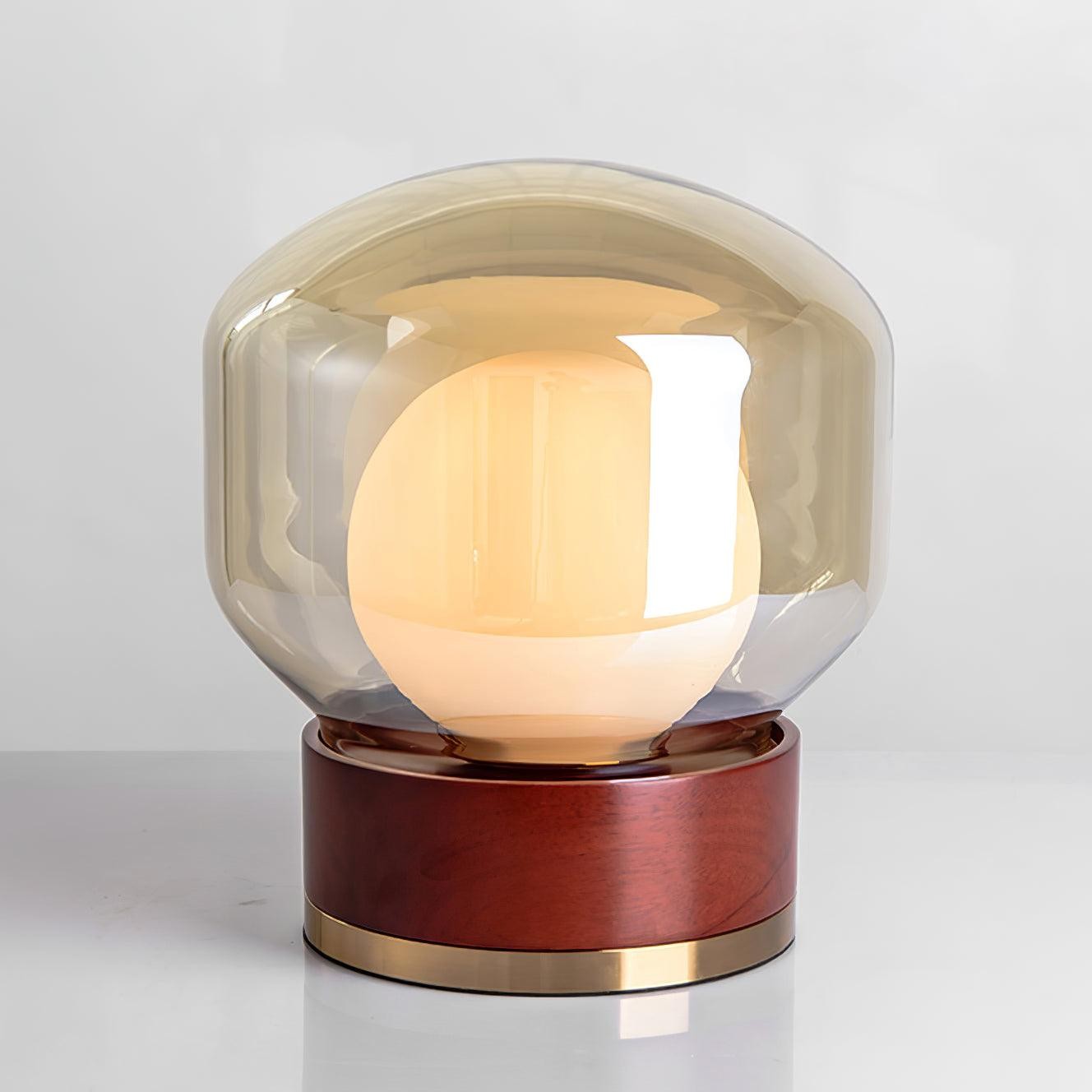 Simple Creative Wood Orb Table Lamp M527