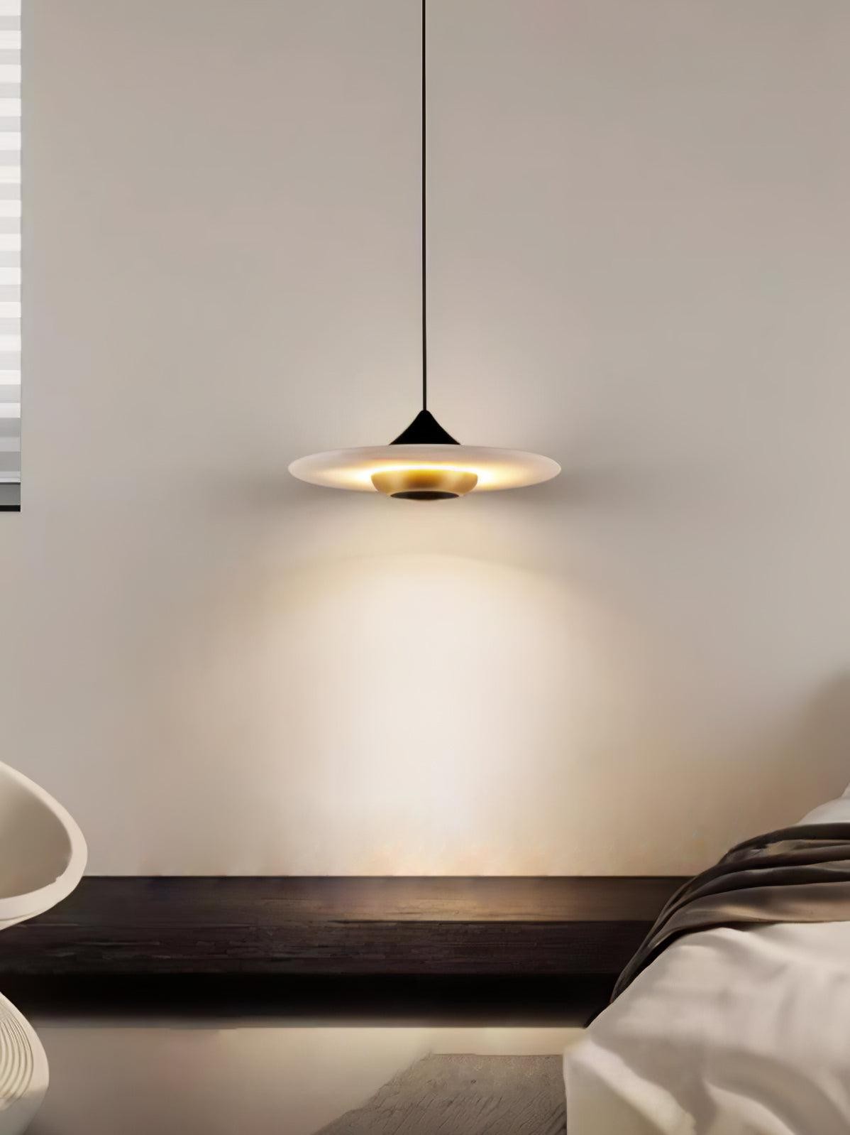 Flying Saucer Marble Pendant Lamp M558