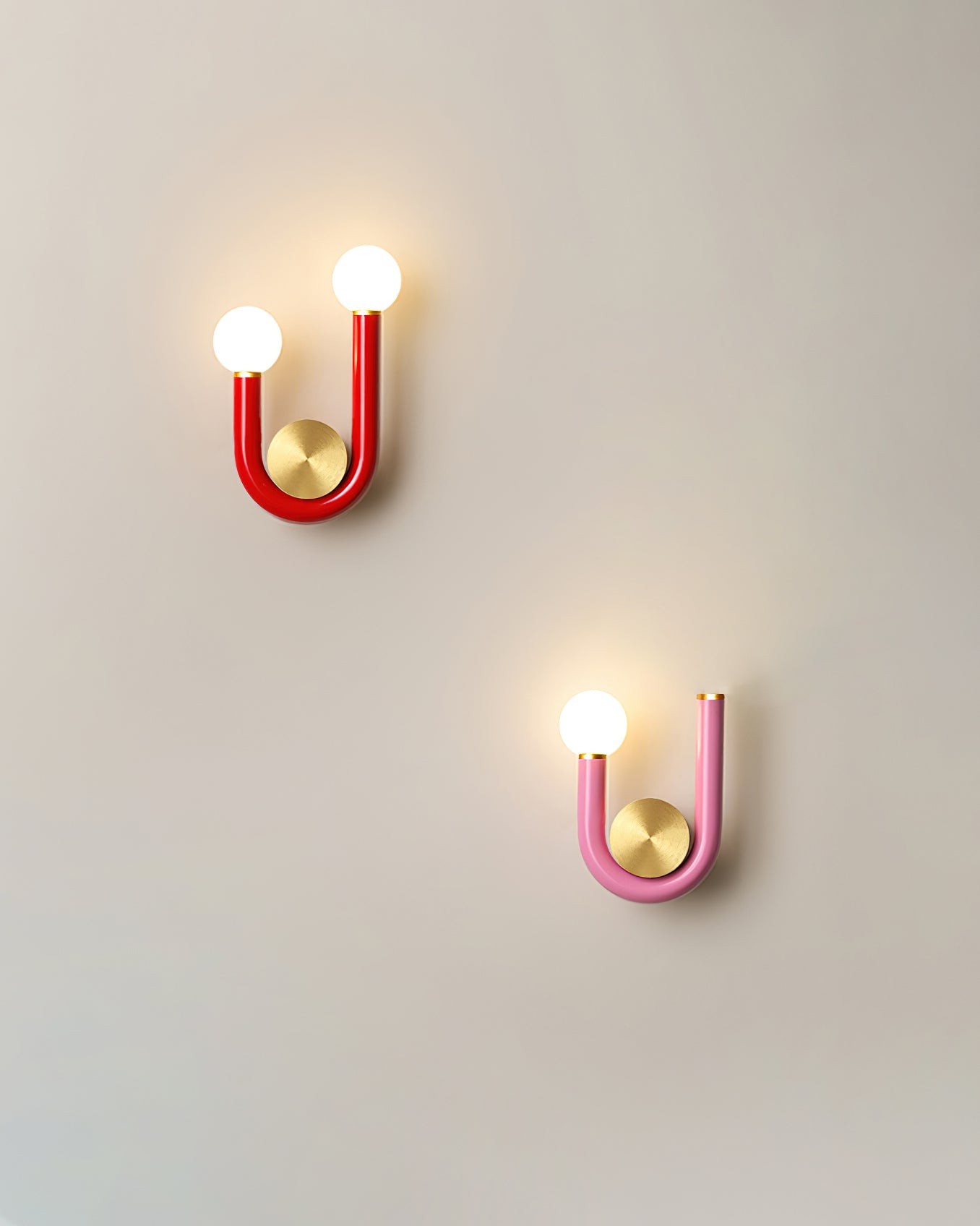 Creative U Shaped Double Head Wall Lamp M192