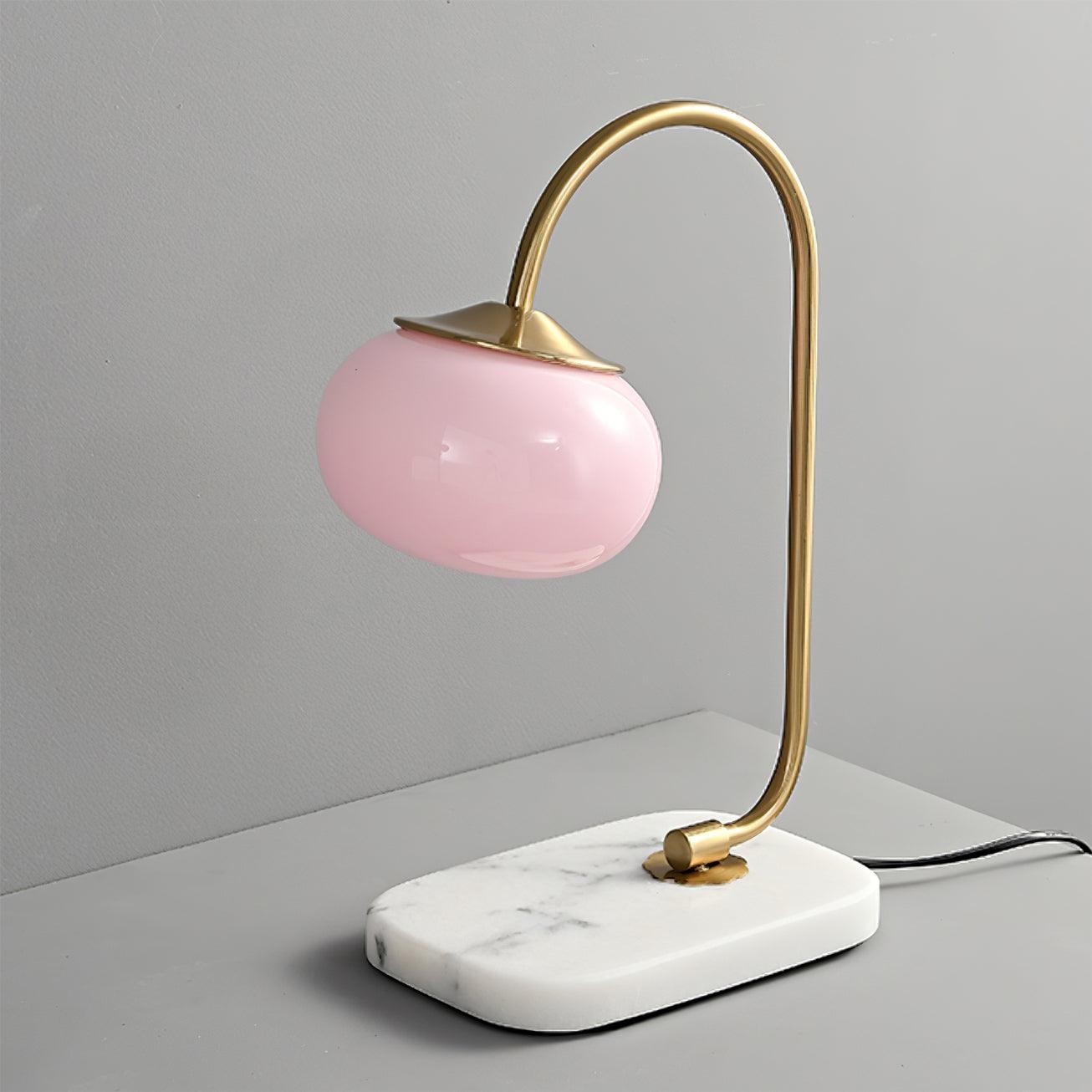 Scandinavian Cream Ball Table Lamp For Living Room M454