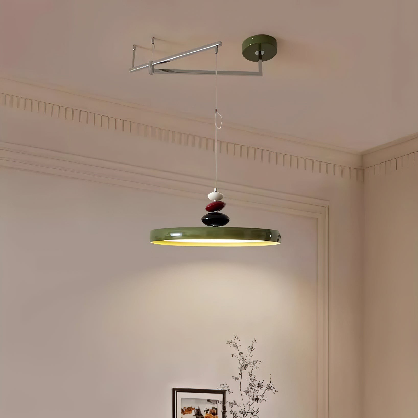 Simple Rocker Arm Flying Saucer Creative Chandelier M375