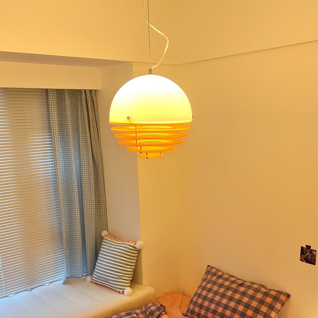 Bauhaus Sunset Ambient Pendant Lamp - Glass Acrylic Pendant Lamp S192