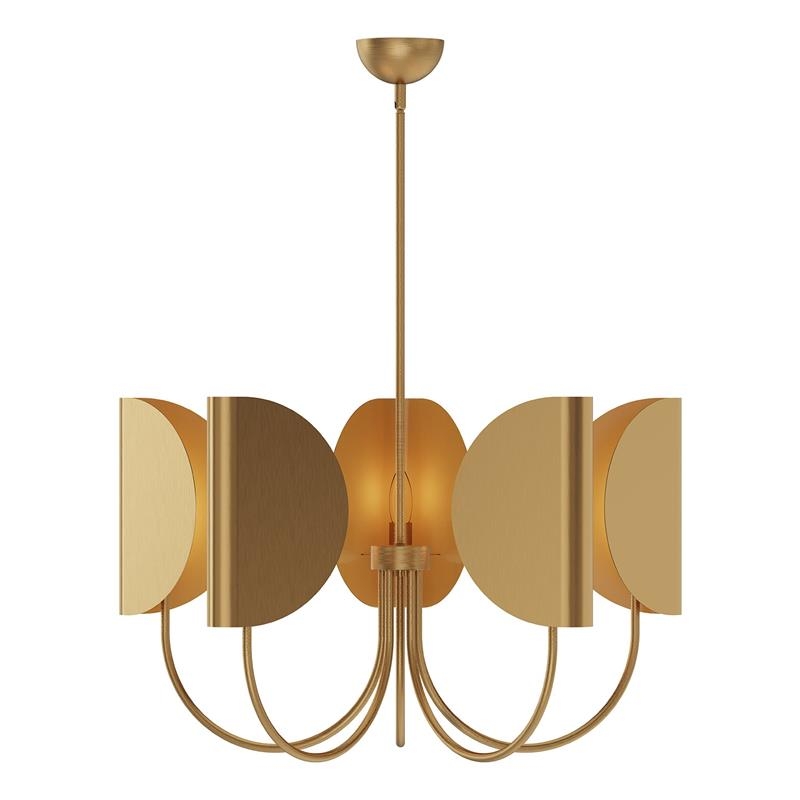 Leaf Brass Chandelier D548