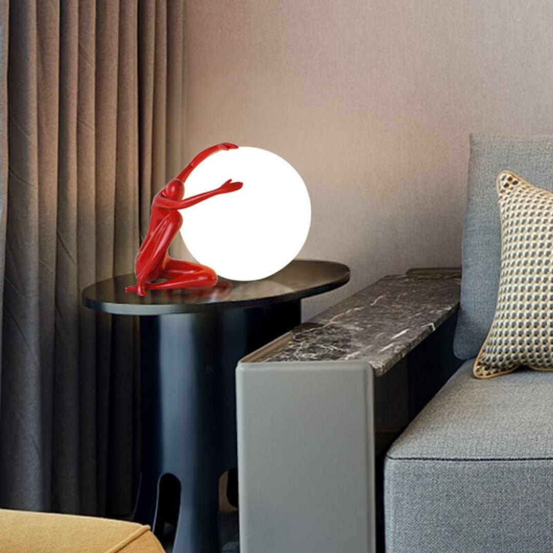 Humanoid Ball Holding Table Lamp M585