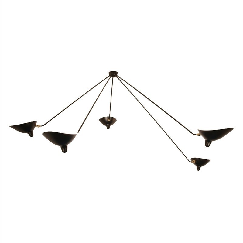 Industrial Adjustable Multi Arm Ceiling Light S17