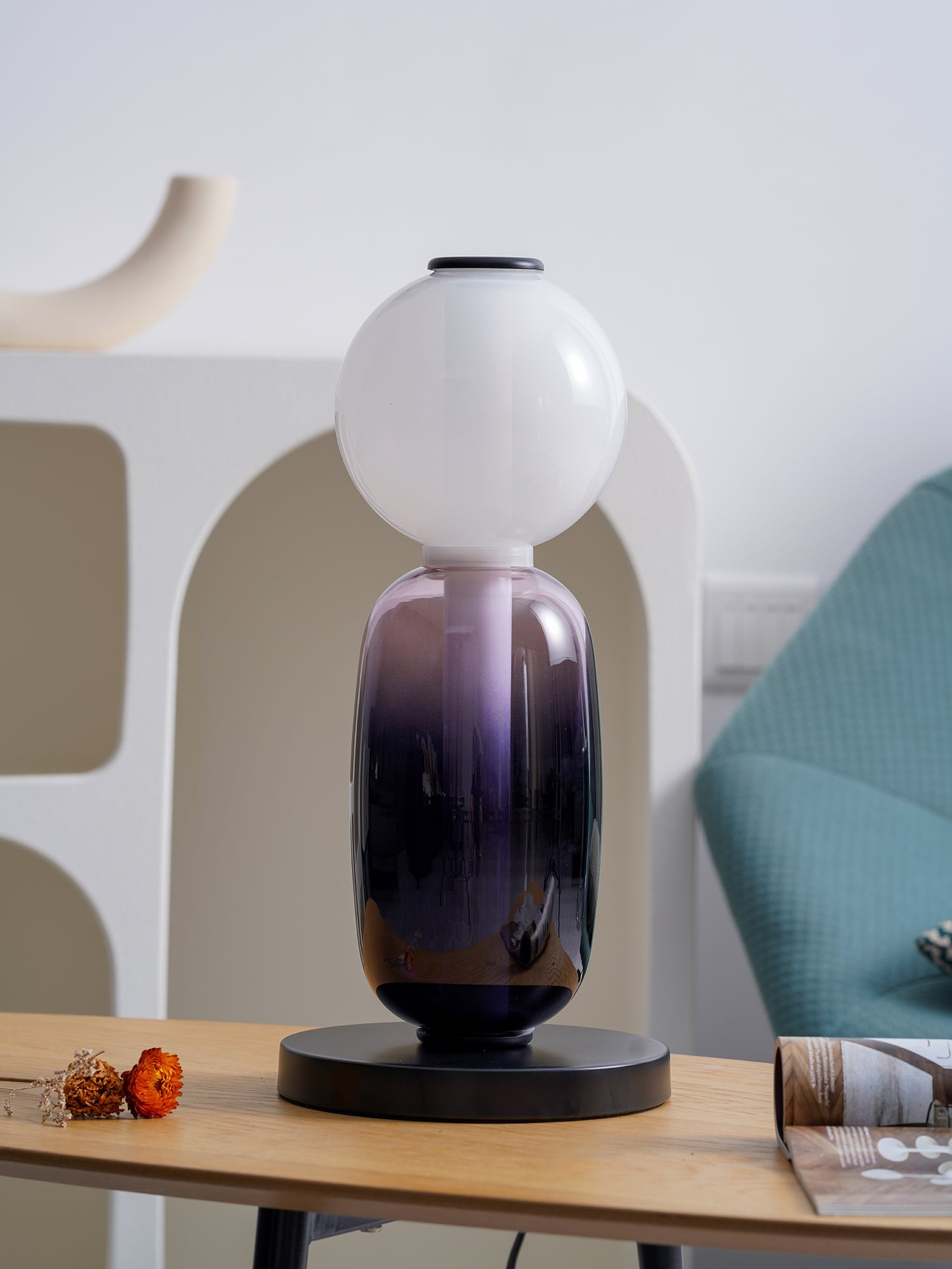 Nordic Minimalist Creative Luxury Gourd Glass Table Lamp M485