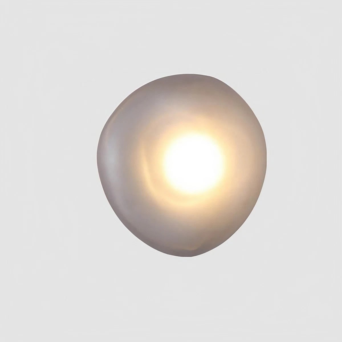 Pebble Glass Wall Lamp for Bedroom
