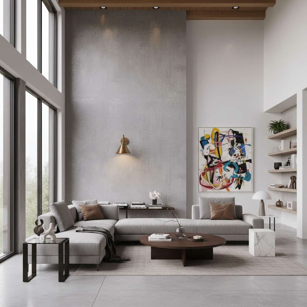 Narix Tapered Metal Wall Sconce - Clean Industrial Design in Contemporary Style for Bedroom T543