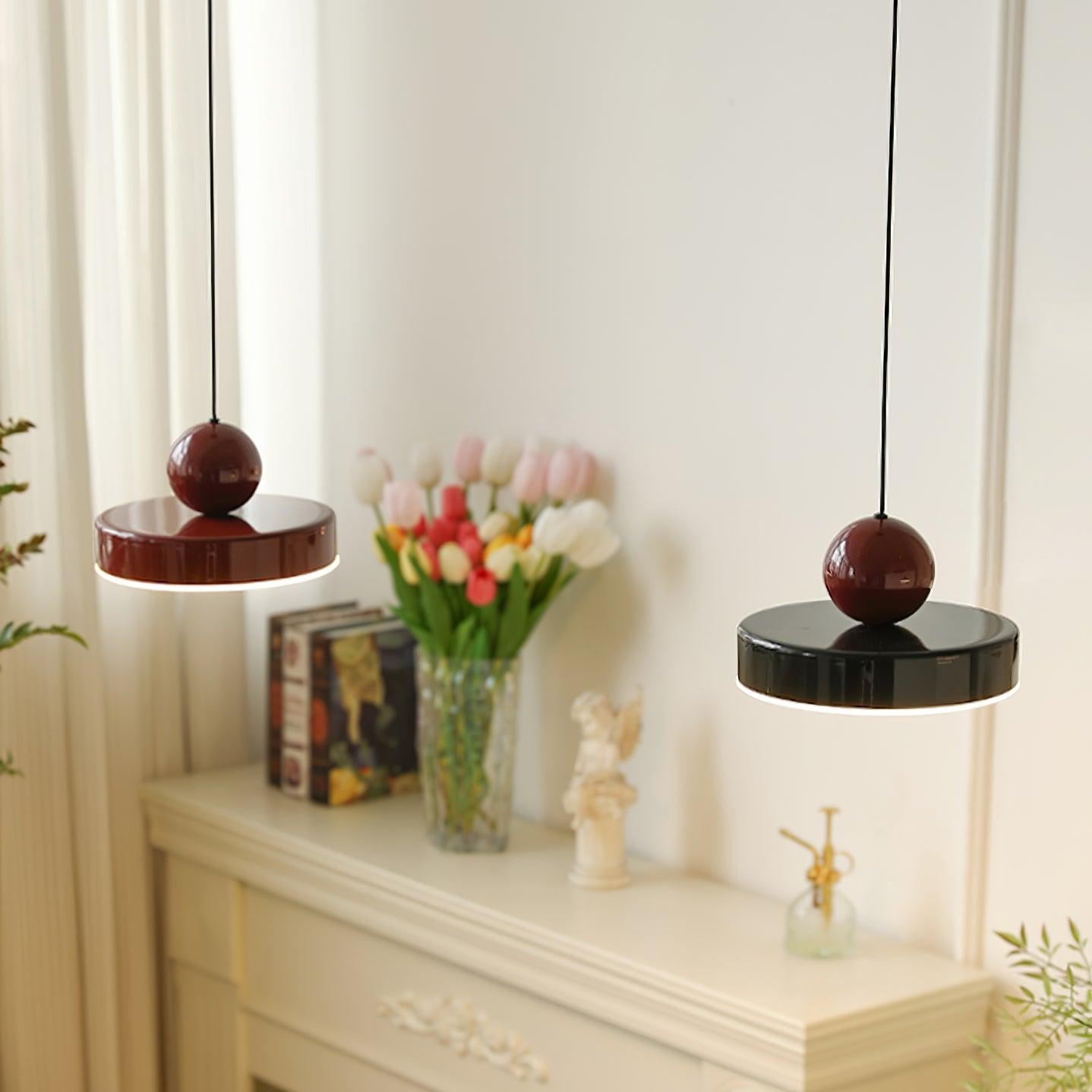 Modern Minimalist Round Led Pendant Light For Kitchen Island M225