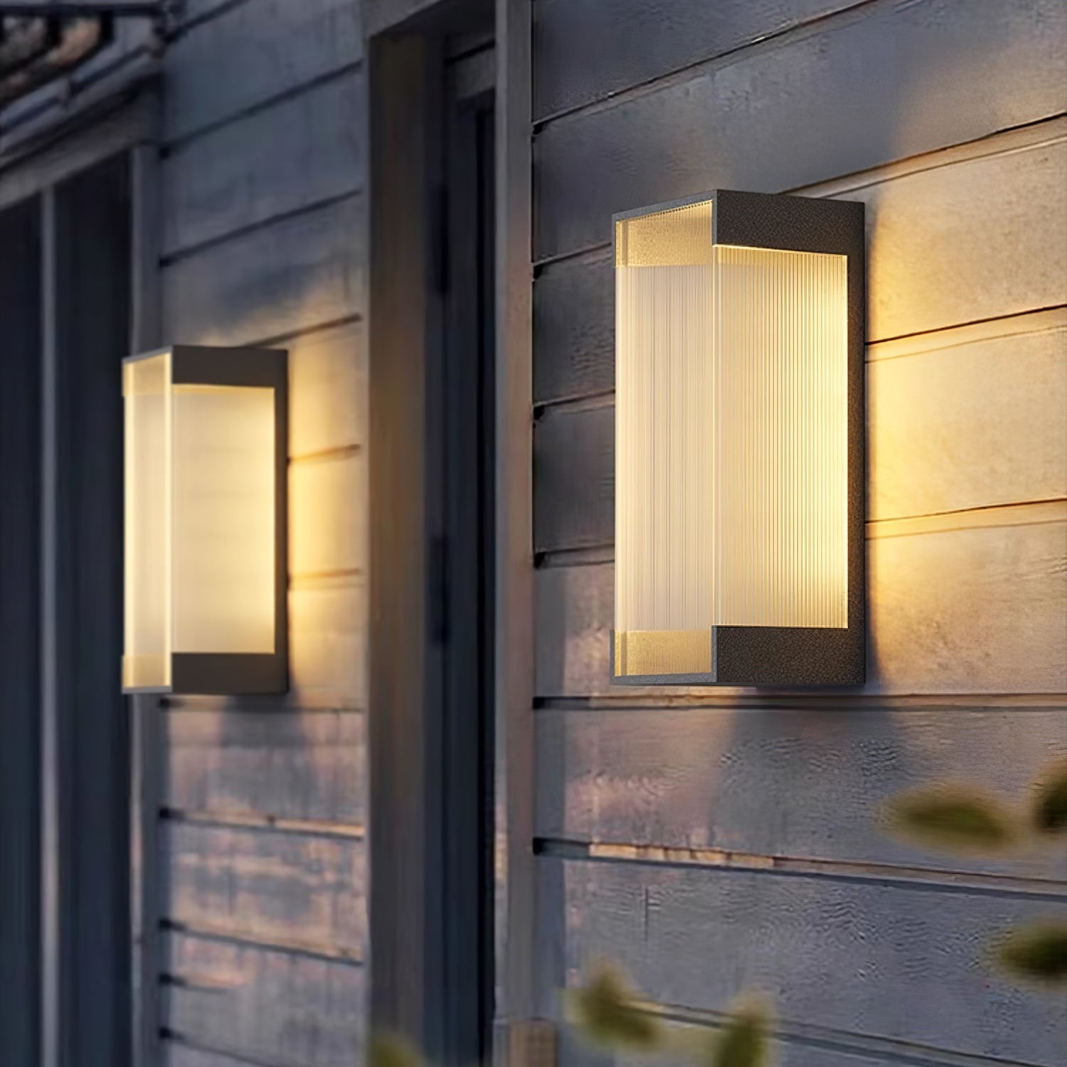 Rectangular Outdoor Wall Light M434