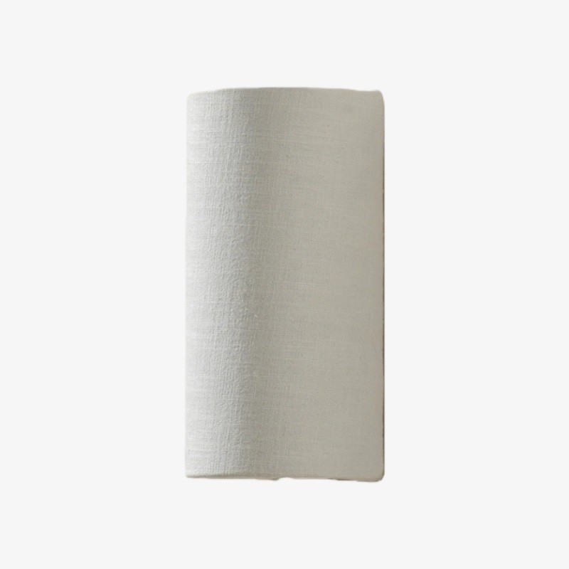 Linbron Linen Wall Sconce Natural Fabric Shade Modern Wall Light for Bedroom T478