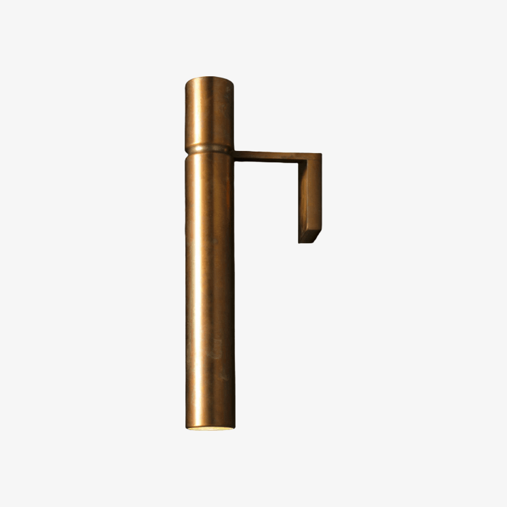Modern Tubular Wall Lamp - Brass Cylindrical Wall Lamps for Living Room S362