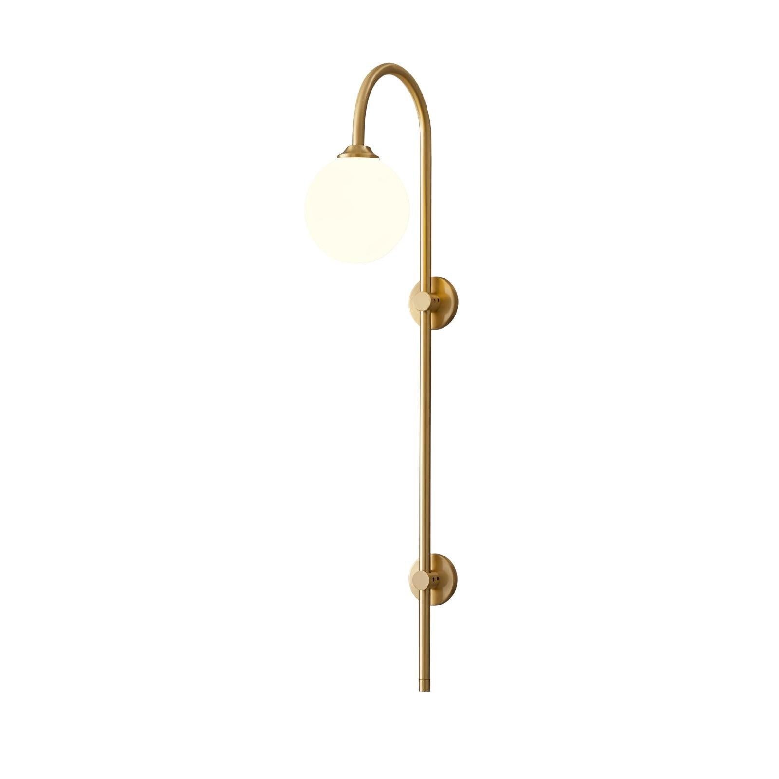 Globe Brass Wall Sconce M555