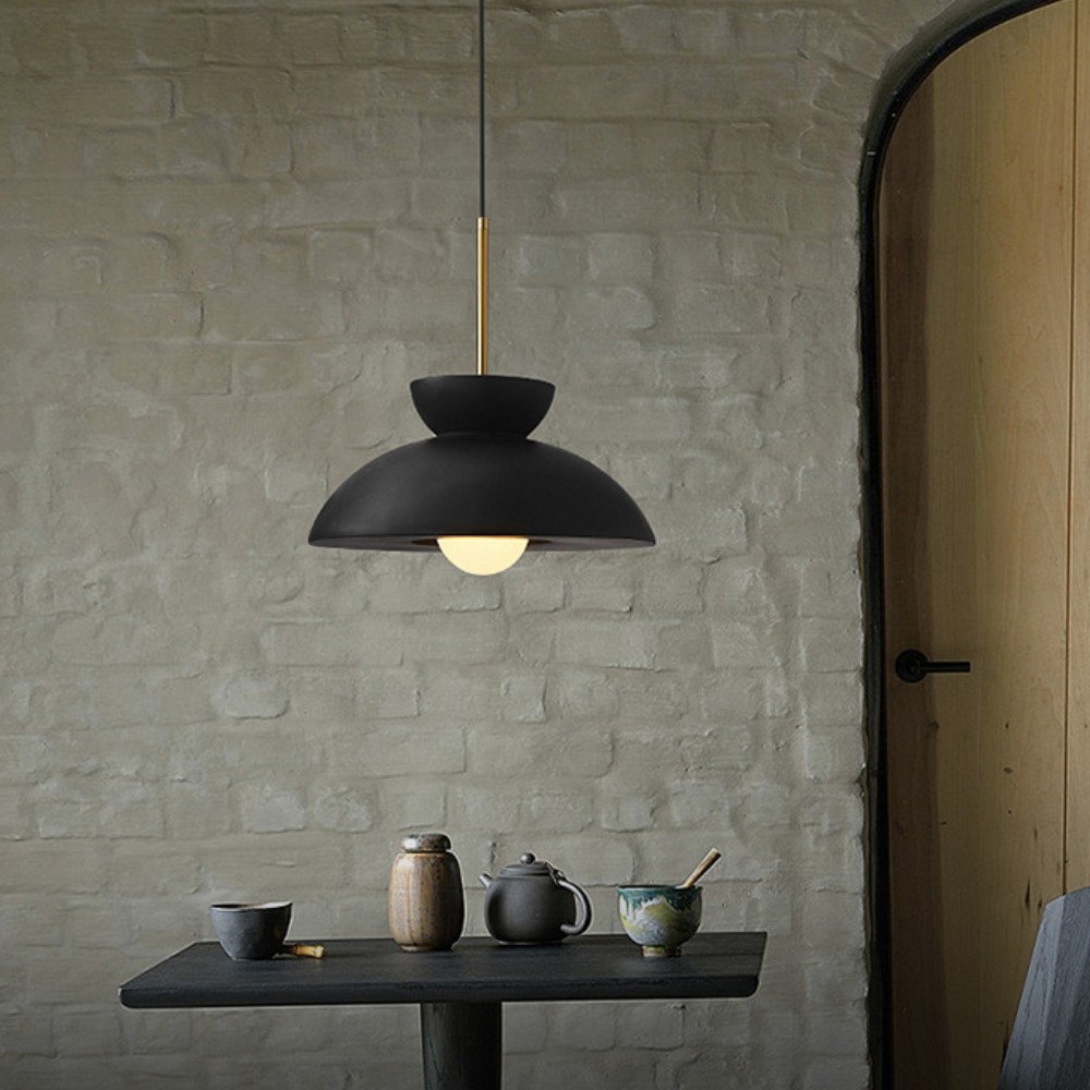 Wabi-Sabi Style Resin Pendant Light S120