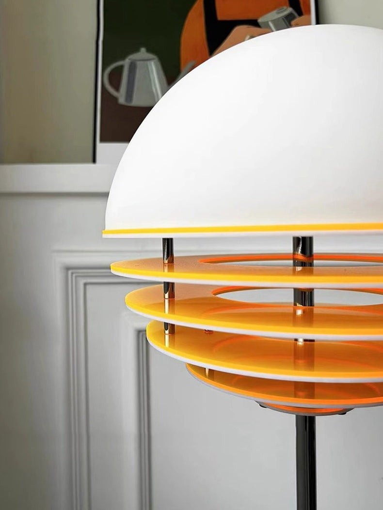 Bauhaus Acrylic & Glass Sunset Floor Lamp for Living Room G77