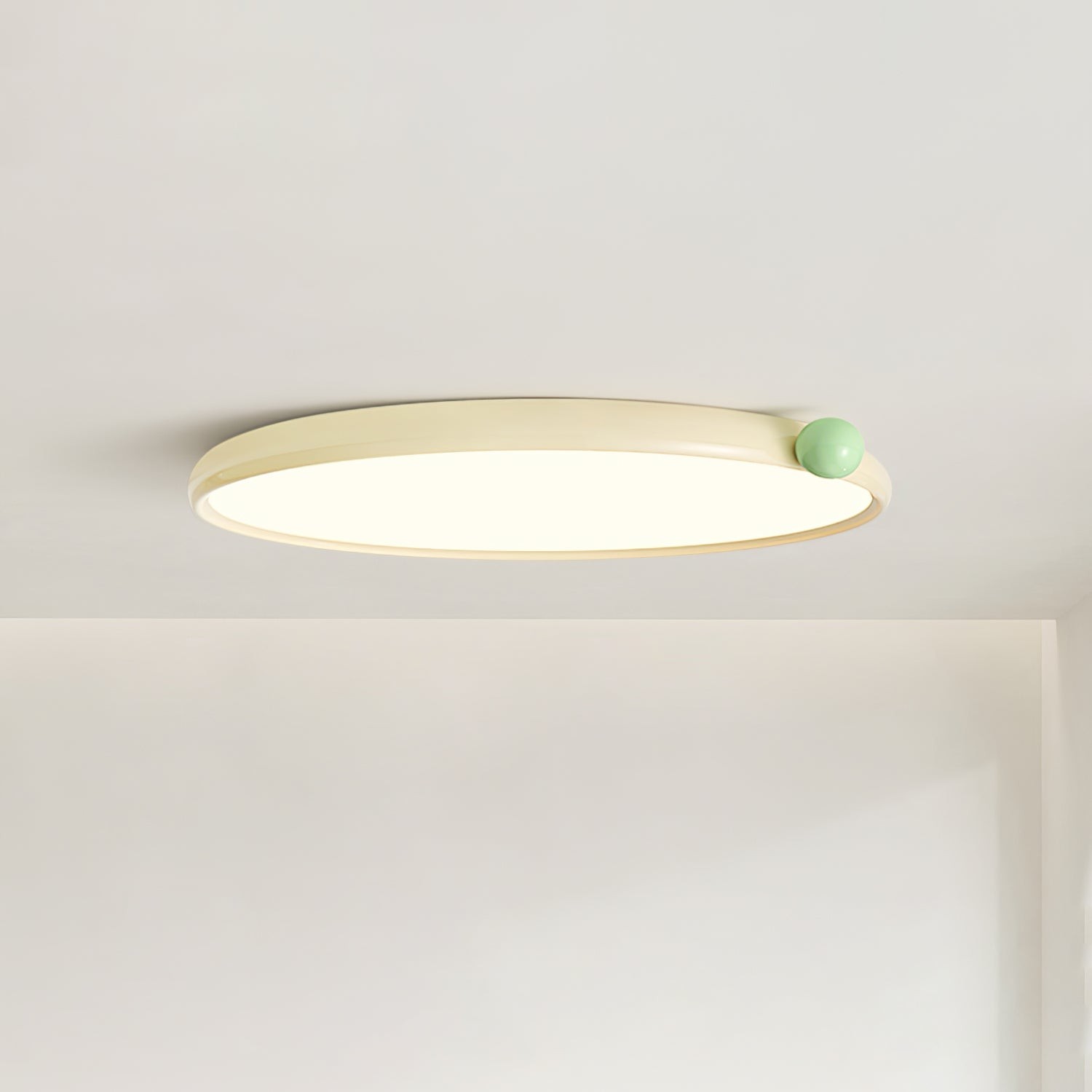 Minimalist Disc Cream Style Ultra-thin Ceiling Lamp M543