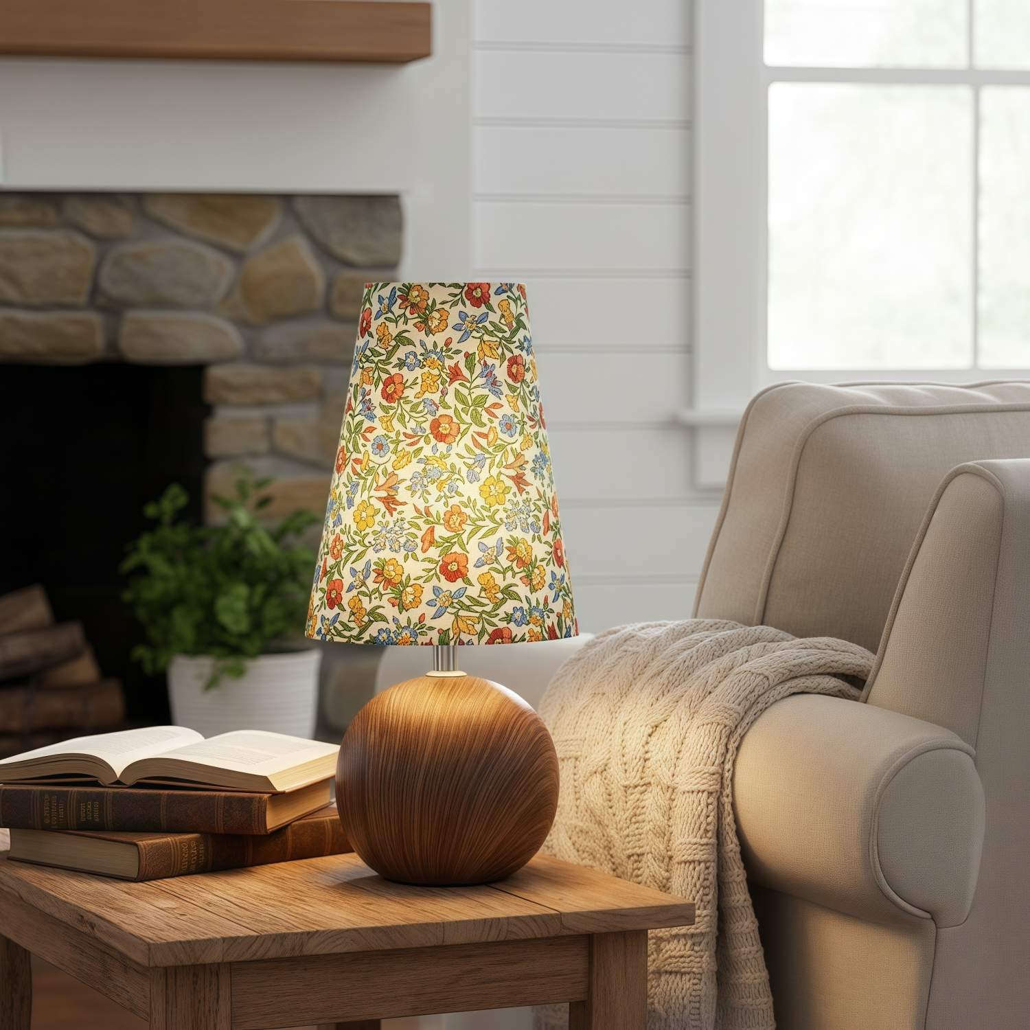 Petalyra Floral Accent Table Lamp - Sculpted Decorative Form Ambient Lighting for Home Use T531