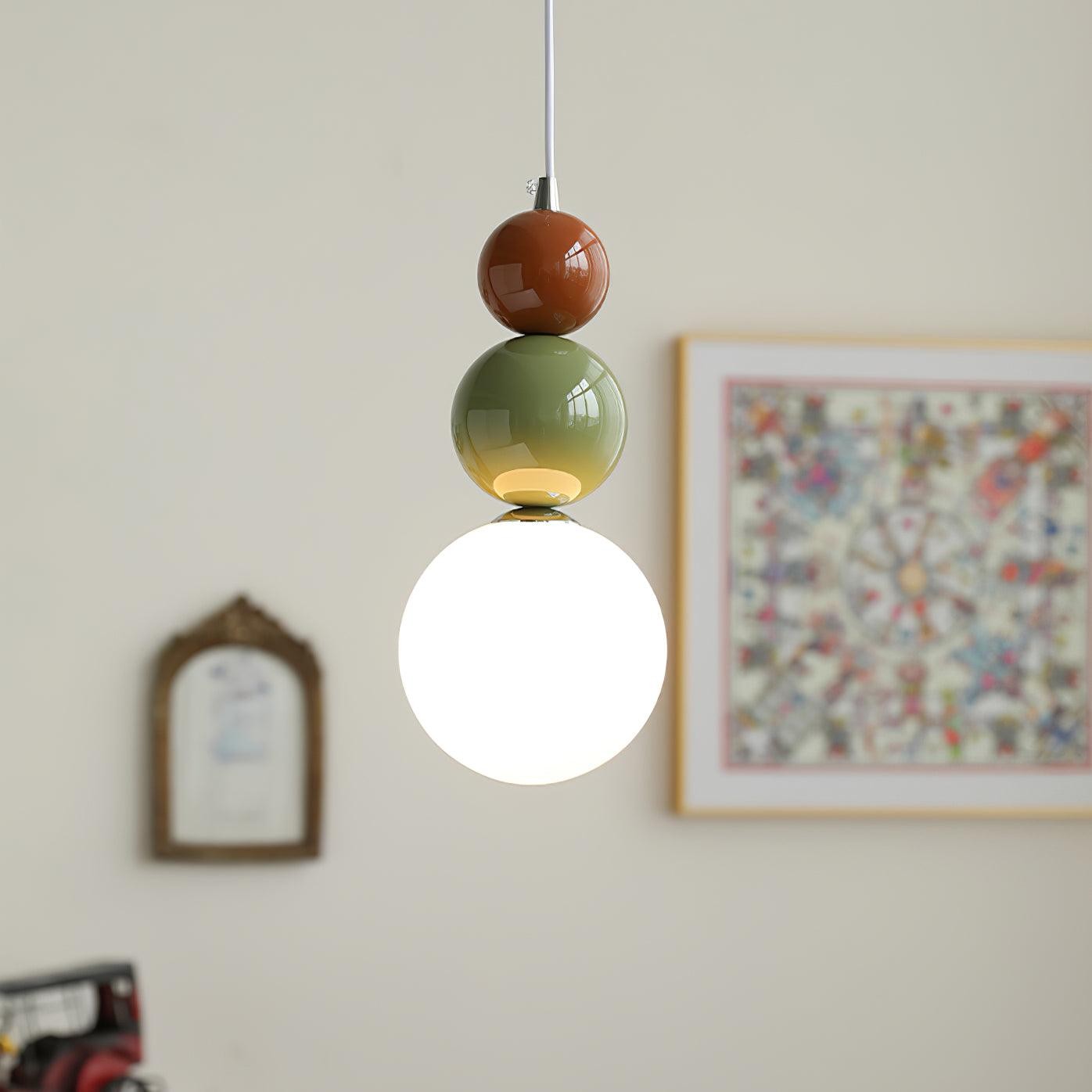 Nordic Cream Modern Simple Dot Pendant Lamp M387
