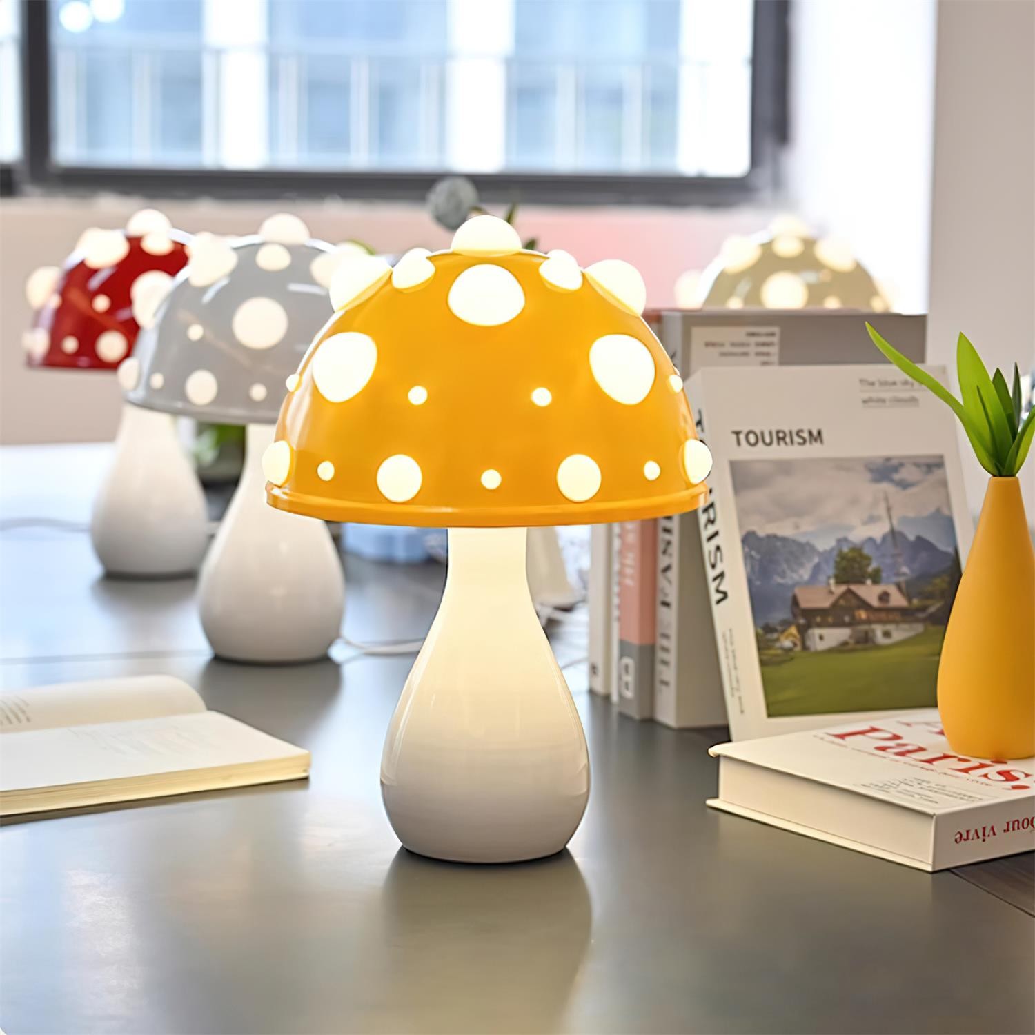 Poisonous Mushrooms Table Lamp M216