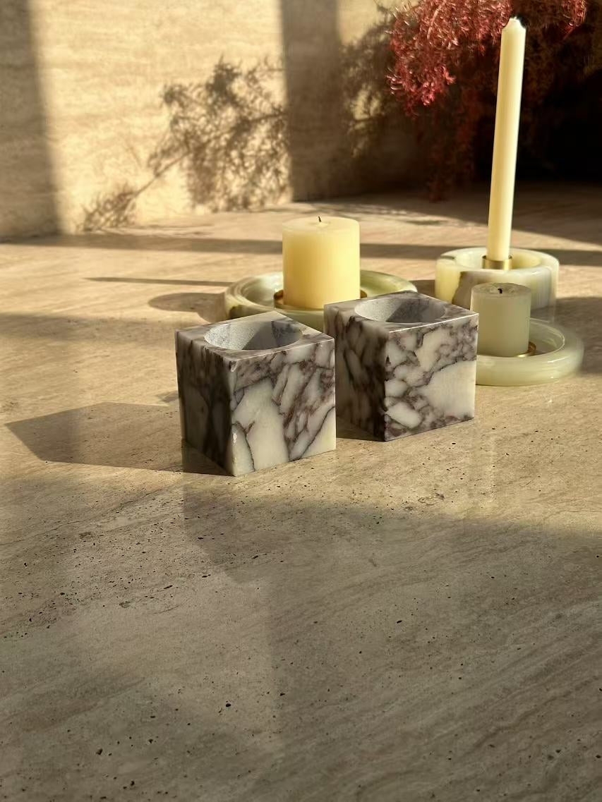 Cube Marble Table Lamp D574