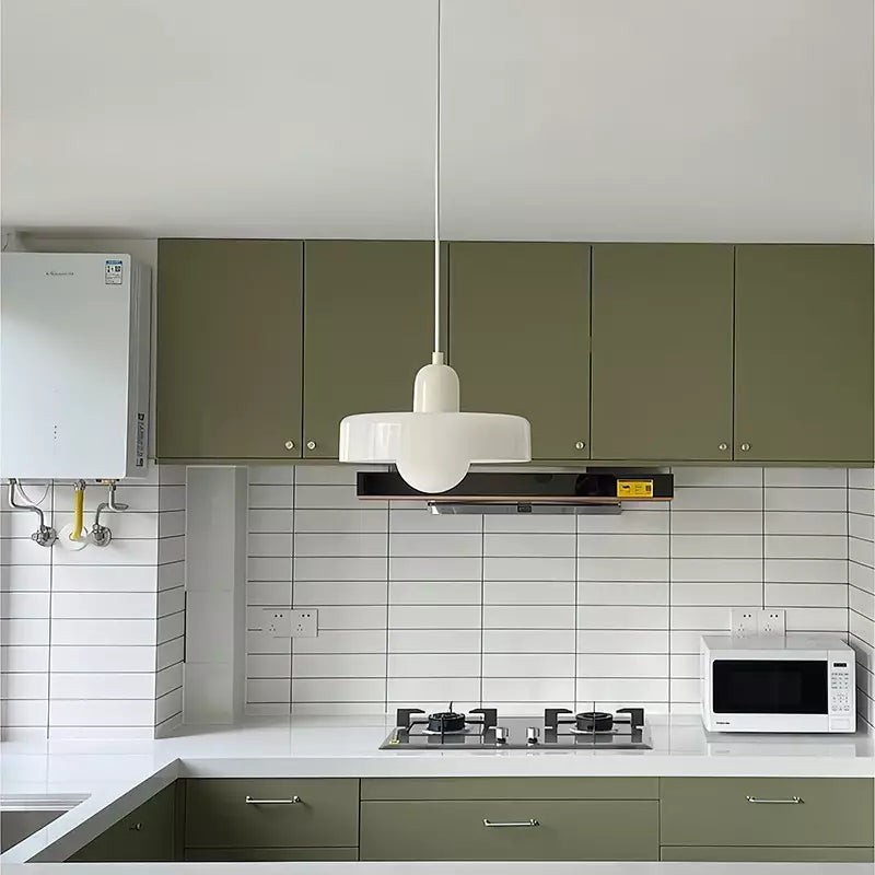 Morandi Glass Disc Orb Pendant Lamp S85