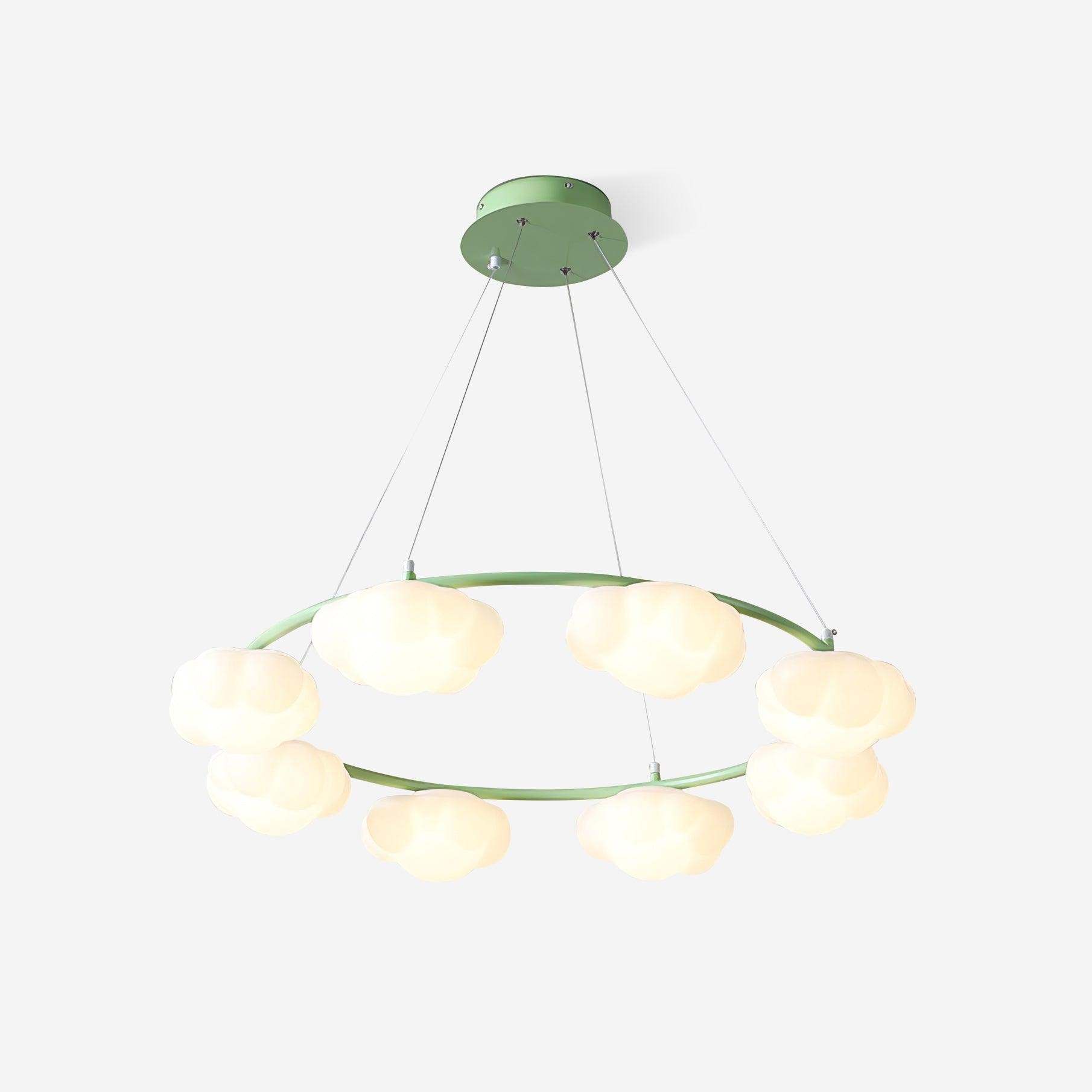 Cream Style Creative Personality Clouds Chandelier M322